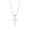 Radiant Diamond Cross Necklace