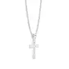 Radiant Diamond Cross Necklace