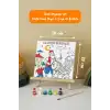 Ramazan Eğitici Boyama Seti Davulcu ve Çocuklar (Şövaleli)