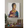 Rönesans Kadın Desenli Mandala Tuval Boyama Seti 40x50 cm