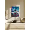Sayılarla Boyama Seti 40 x 50 cm Tuval Şasesine Gerili Astronot