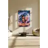 Sayılarla Boyama Seti 40 x 50 cm Tuval Şasesine Gerili Evrendeki Kadın