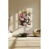 Sayılarla Boyama Seti 40 x 50 cm Tuval Şasesine Gerili Karanfiller