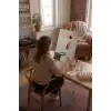 Sayılarla Boyama Seti 40 x 50 cm Tuval Şasesine Gerili Kumsal