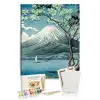 Sayılarla Boyama Seti 40 x 50 cm Tuval Şasesine Gerili Zirveye Bakış
