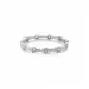 Sculpted Bone-Form Full Eternity Diamond Ring