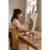 Serval Desenli Mandala Tuval Boyama Seti 40x50 cm