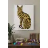 Serval Desenli Mandala Tuval Boyama Seti 40x50 cm
