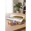Serval Desenli Mandala Tuval Boyama Seti 40x50 cm