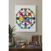 Sevgi Çemberi Desenli Mandala Tuval Boyama Seti 40x50 cm