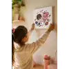 Sevimli Dondurma Boyama Tuvali – Şövalesiz Boya Seti 20x20