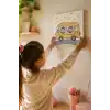 Sevimli Minibüs Boyama Tuvali – Şövalesiz Boya Seti 20x20
