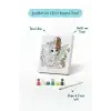 Sevimli Peri Temalı Çocuk Boyama Tuvali – Şövalesiz Eğitici Boyama Seti 20x20 cm