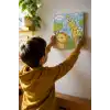 Sevimli Safari Hayvanları – Çocuk Boyama Tuvali Seti 20x20 cm