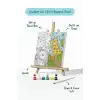 Sevimli Safari Hayvanları – Çocuk Boyama Tuvali Seti 20x20 cm