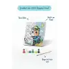 Sevimli Yarışçı Boyama Tuvali – Şövalesiz Boya Seti 20x20