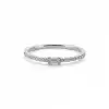 Side Stone Baguette Diamond Ring