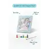Sihirli Unicorn Boyama Tuvali – Şövalesiz Boya Seti 20x20