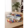 Sütçü Kız Desenli Mandala Tuval Boyama Seti 40x50 cm