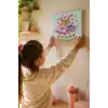 Tatlı Cupcake Boyama Tuvali – Şövalesiz Boya Seti 20x20
