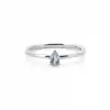 Teardrop Blue Quartz Ring