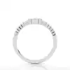 Teardrop Crown Diamond Ring