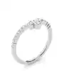 Teardrop Crown Diamond Ring