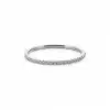 Thin Half Eternity Diamond Band