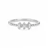 Three Baguette Diamond Ring