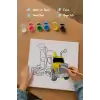 Tır Boyama Tuvali – Şövalesiz Boya Seti 20x20