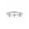 Triple Clover Diamond Ring