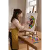 Uğur Böceği Desenli Mandala Tuval Boyama Seti 40x50 cm