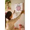 Unicorn Donut Boyama Tuvali – Şövalesiz Boya Seti 20x20