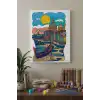 Venedik Manzaralı Mandala Tuval Boyama Seti 40x50 cm