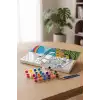 Vosvos Desenli Mandala Tuval Boyama Seti 40x50 cm