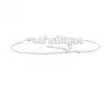 White Gold Chain Diamond Bracelets