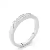 White Gold Contemporary Diamond Engagement Rings