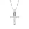 White Gold Cross Diamond Pendants