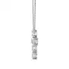 White Gold Cross Diamond Pendants
