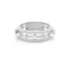 White Gold Diamond Anniversary Rings