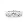 White Gold Diamond Anniversary Rings