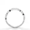 White Gold Diamond Anniversary Rings