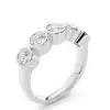 White Gold Diamond Anniversary Rings