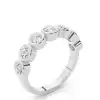 White Gold Diamond Anniversary Rings