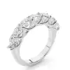 White Gold Diamond Anniversary Rings