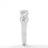 White Gold Diamond Anniversary Rings
