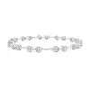 White Gold Evening Diamond Bracelets