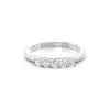 White Gold Five Stone Diamond Rings