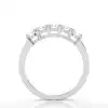 White Gold Five Stone Diamond Rings