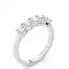 White Gold Five Stone Diamond Rings
